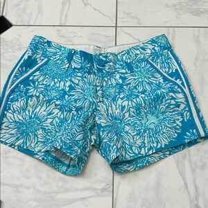 Lilly Pulitzer Floral Blue juniors Shorts